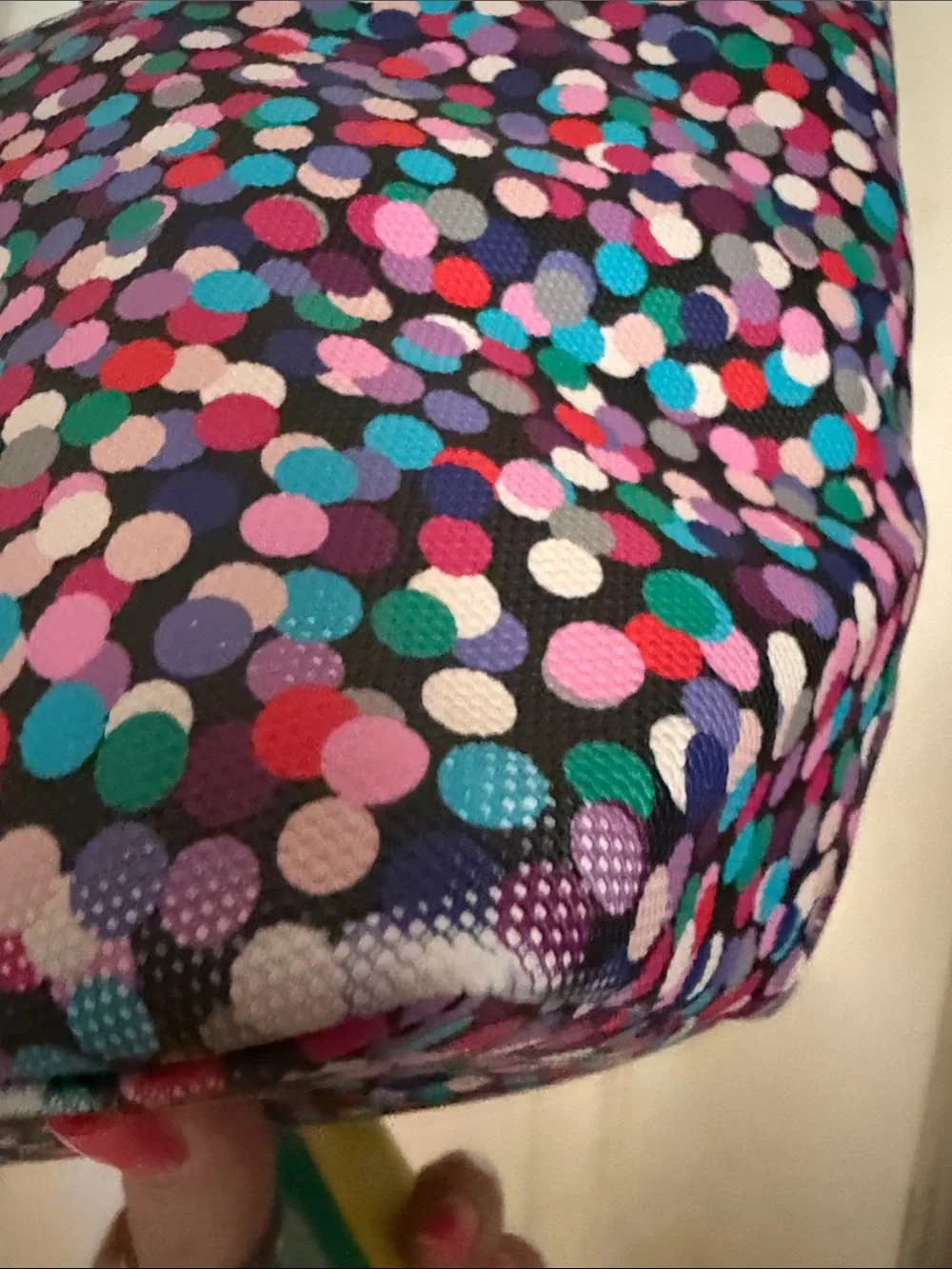 KATE SPADE Confetti Hawthorne Colorful Tote